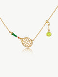 Tennis Racquet Necklace